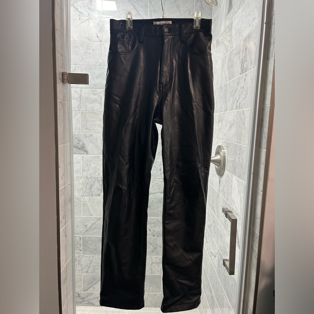 Ultra High Rise 90s Straight Faux Leather
